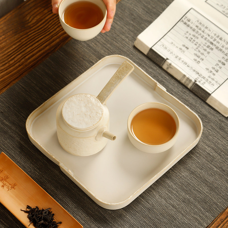 粗陶复古老岩泥窑变茶壶茶具套装家用泡茶执壶侧把壶高档单壶,淘宝优惠券,粉丝福利购,淘宝优惠卷