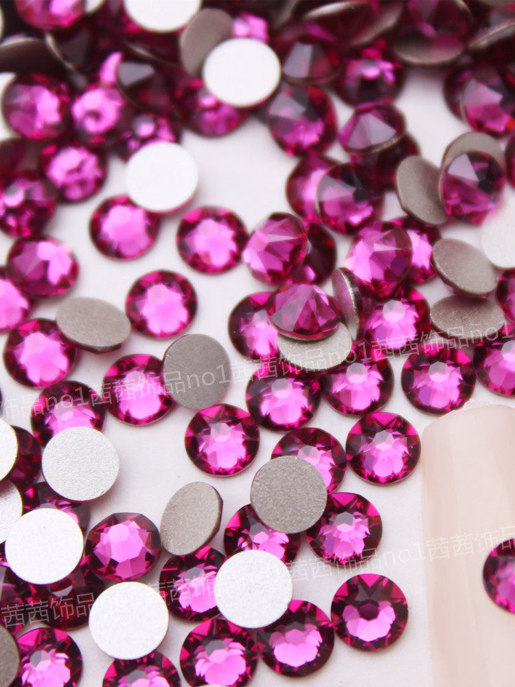 进口奥钻施家水晶2088平底水钻502紫红指甲贴钻DIY饰品华子美甲钻,淘宝优惠券,粉丝福利购,淘宝优惠卷