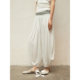 SQUARE CIRCLE ແອວສີ່ຫຼ່ຽມ pleated ວ່າງ draping ເກົ້າຈຸດ bloomers