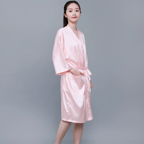 Косметическая накидка, реалистичная шелковая водонепроницаемая холодная завивка