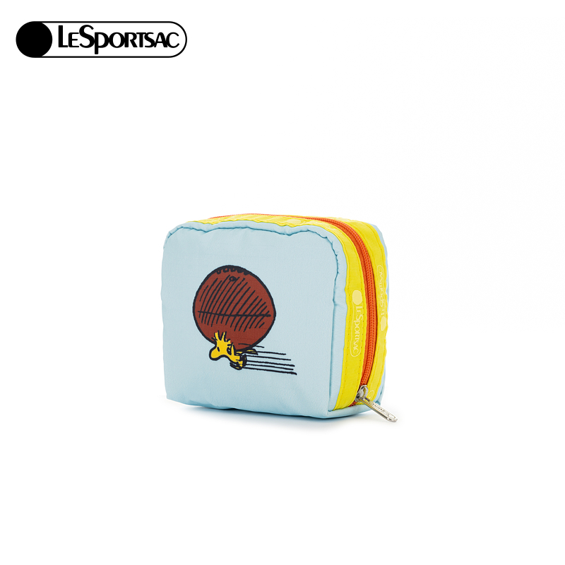 LeSportsac乐播诗新款花生漫画系列可爱史努比撞色卡包零钱手拿包 - 图1