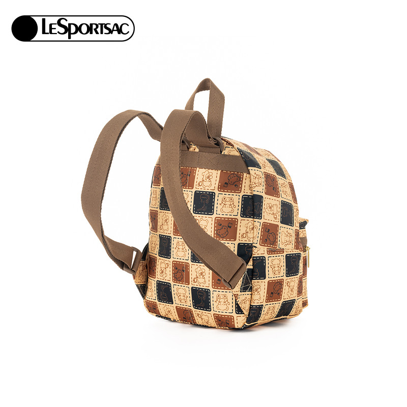 LeSportsac乐播诗新款潮流系列优雅满印通勤旅行背包小号双肩包,淘宝优惠券,粉丝福利购,淘宝优惠卷