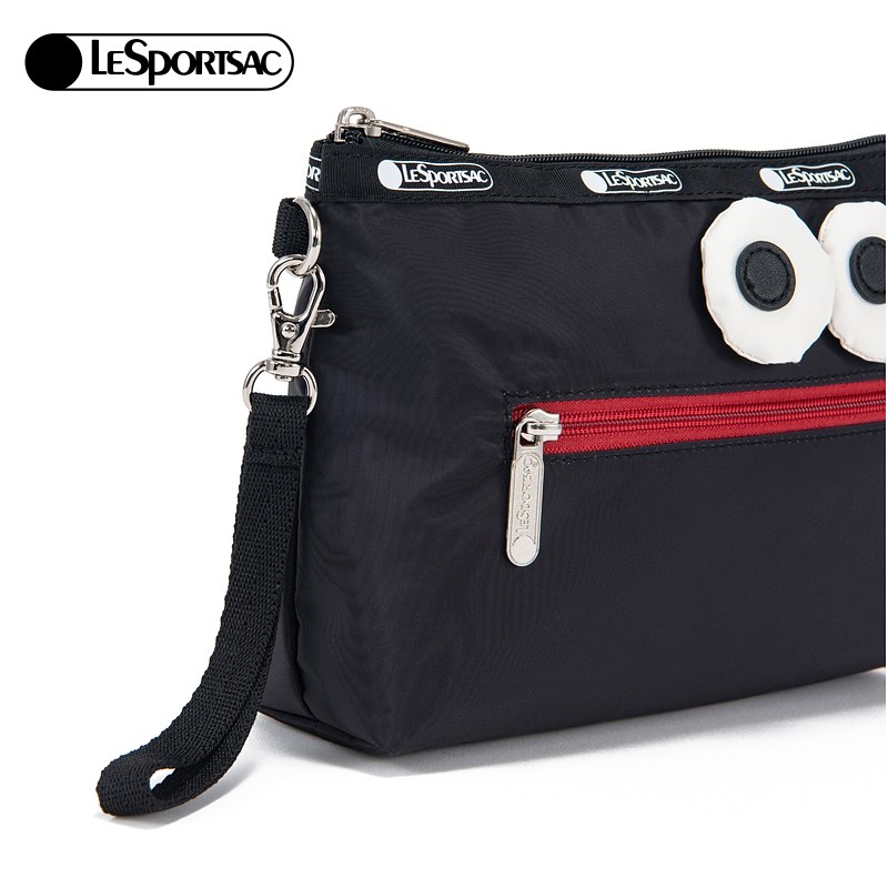 LeSportsac乐播诗新款可爱便携手机包淘气黑卡包零钱包手拿包,淘宝优惠券,粉丝福利购,淘宝优惠卷