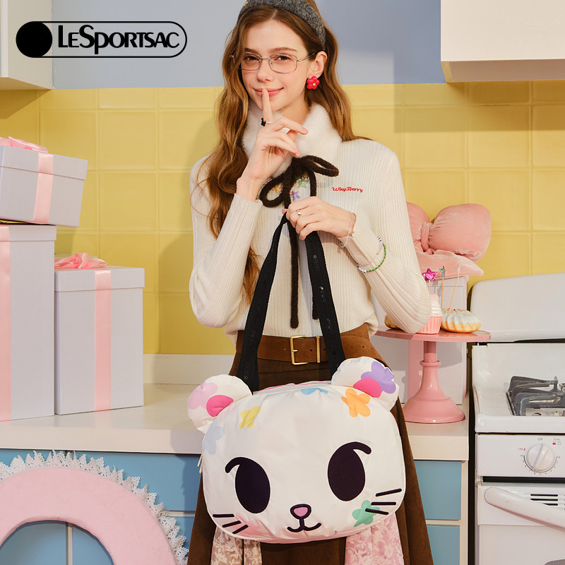 LeSportsac乐播诗TOKIDOKI™系列可爱立体大容量日常通勤托特包,淘宝优惠券,粉丝福利购,淘宝优惠卷