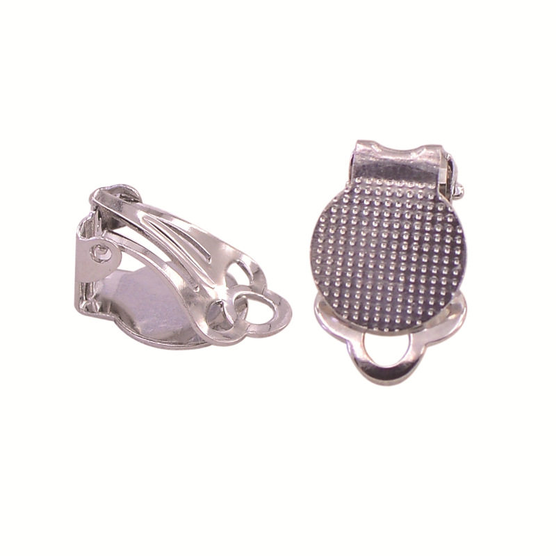 青蛙夹三角diy耳环耳饰材料无耳洞耳夹配件可粘贴片平面青蛙耳夹,淘宝优惠券,粉丝福利购,淘宝优惠卷