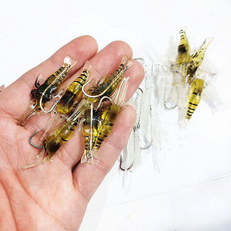 路亚软虾夜光仿生饵带钩孔软虫虾钓鲈鱼鳜鱼翘嘴罗非鱼饵虾,淘宝优惠券,粉丝福利购,淘宝优惠卷