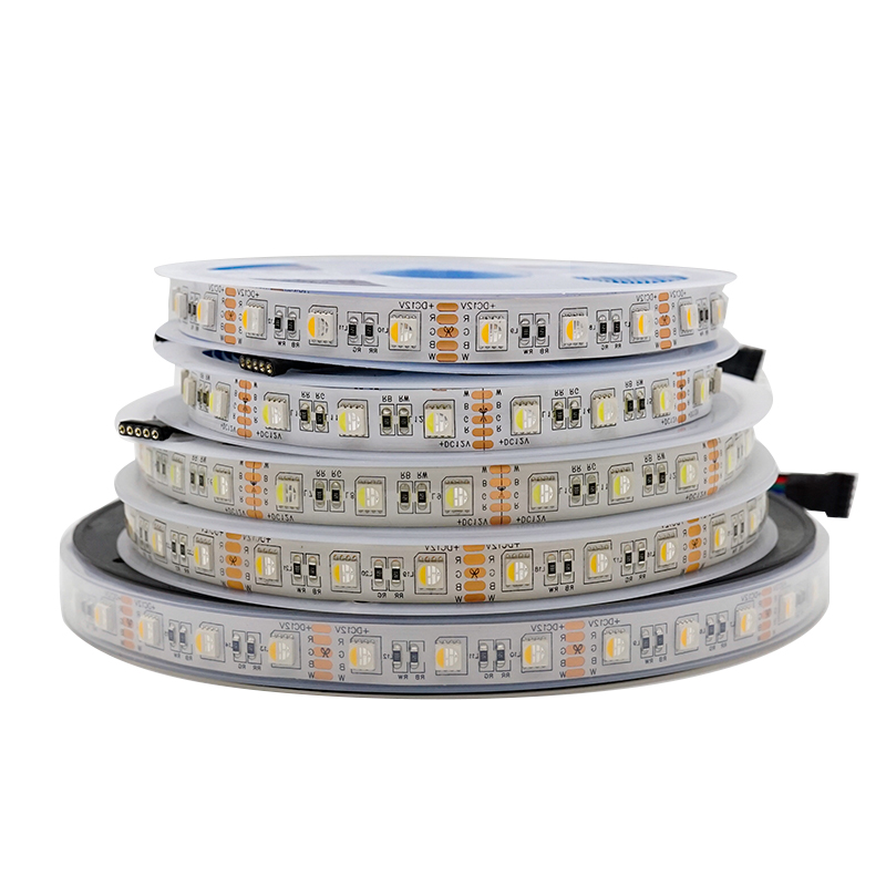 12v低压RGBW四合一led家装工程灯带24伏5050高亮七彩变色软灯条 - 图3