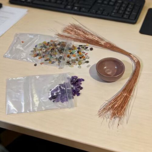 DIY水晶发财树diy材料包水晶树diy材料黄水晶摆件DIY手工材料包 - 图3