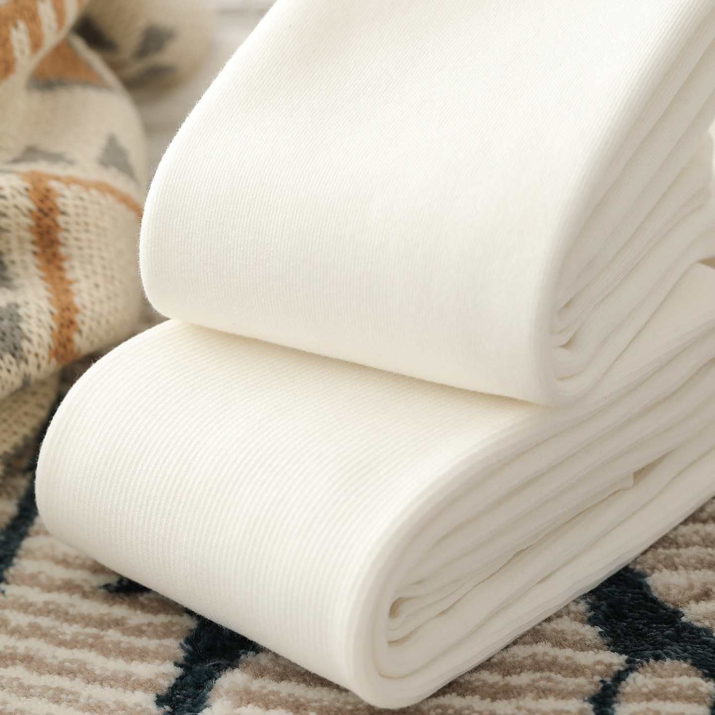 白色打底裤女秋冬季外穿加绒加厚螺旋纹连裤袜保暖显瘦奶白色丝袜,淘宝优惠券,粉丝福利购,淘宝优惠卷