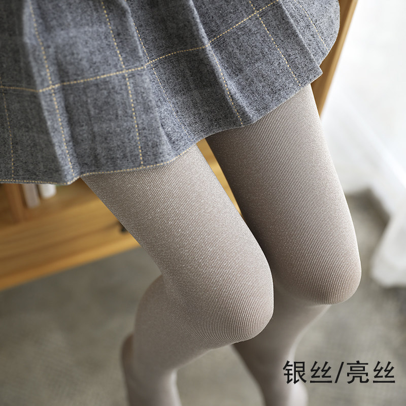 银丝银葱网红春秋款中厚薄款连裤袜 莜饰打底裤