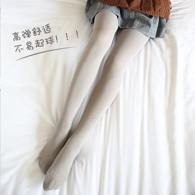 银丝银葱网红春秋款中厚薄款连裤袜 莜饰打底裤