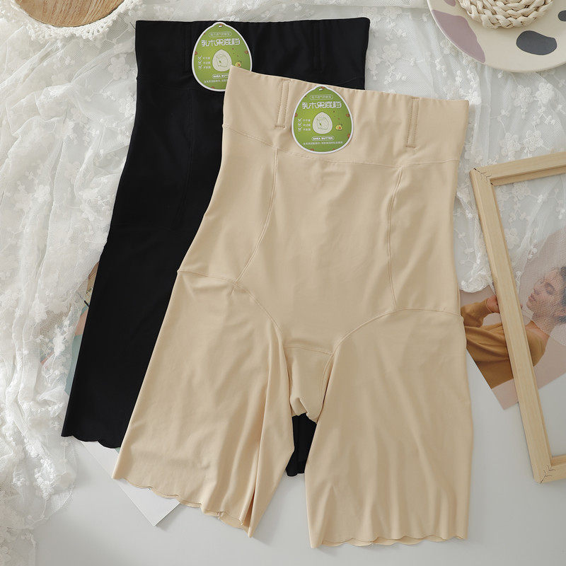 高腰收腹保险裤防走光五分薄款短裤 莜饰打底裤