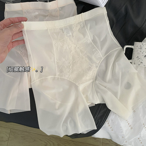 收腹提臀束腰美体裤高腰安全裤塑形打底裤女收胃收肚子无痕大码夏 - 图0
