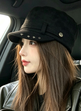 麂皮绒女秋款棒球帽显脸小百搭帽