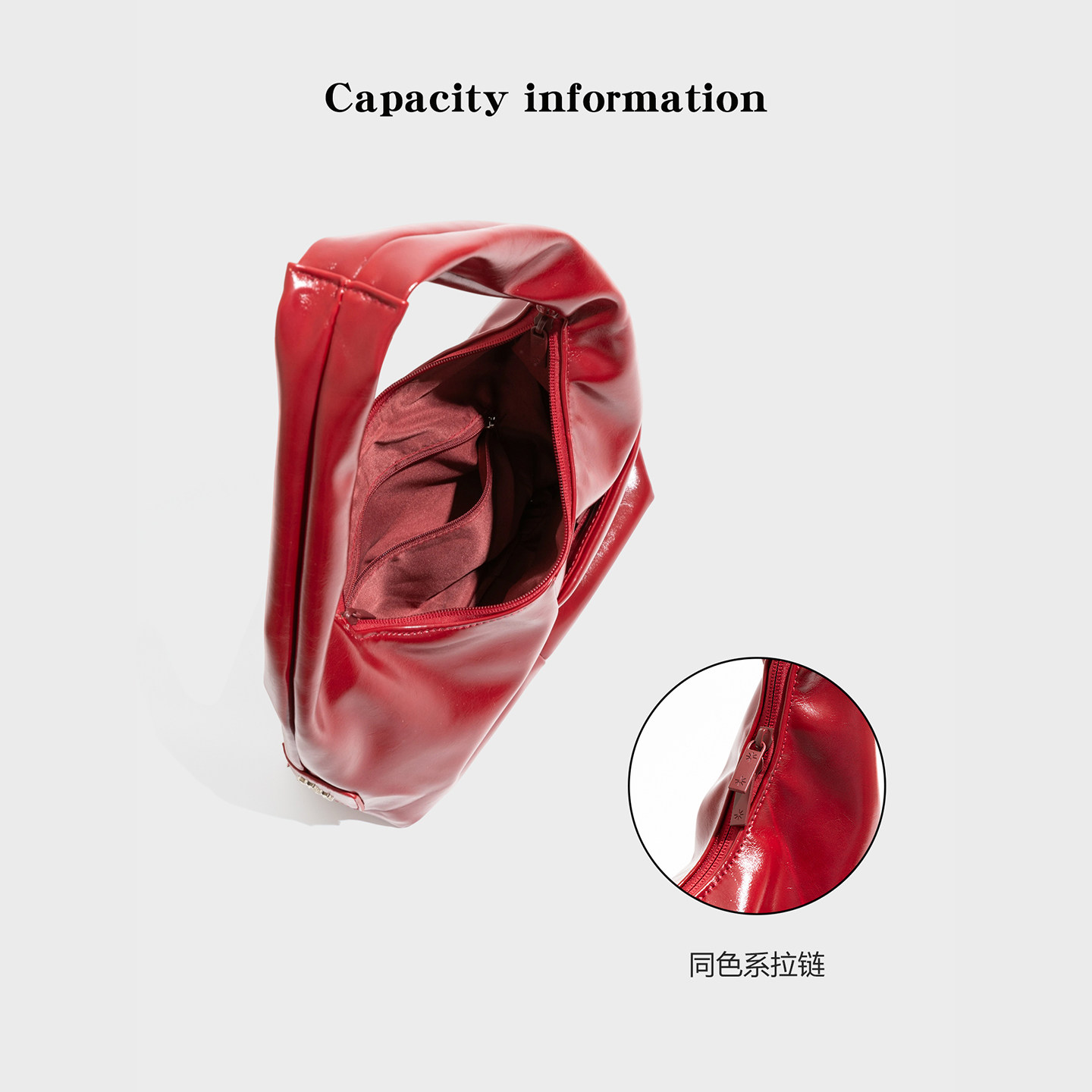 橙子少女复古质感红色pu女包2025秋冬腋下包雪花标小众手提单肩包,淘宝优惠券,粉丝福利购,淘宝优惠卷