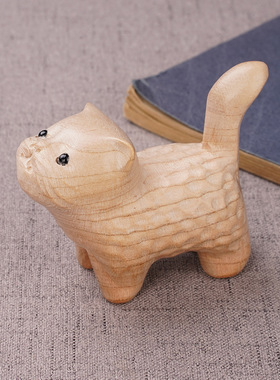螃蟹钳子小猫玉米金蝉桃木挂件