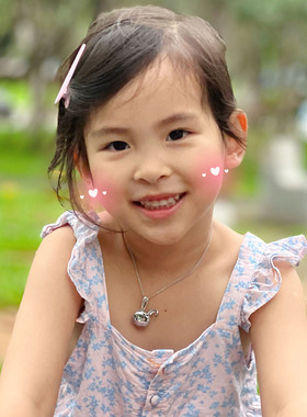 原创【小兔叽】S925纯银兔子相片盒吊坠照片项链女亲子款生日礼物