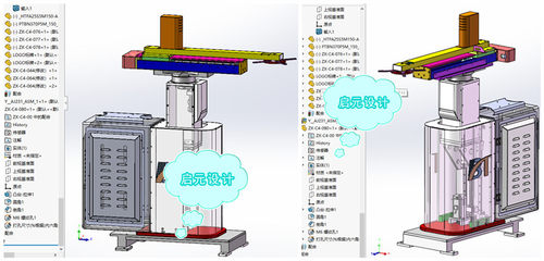 四轴冲压机械手摆臂机器人油压机冲床取料机械手冲床机器人3d图纸 - 图0