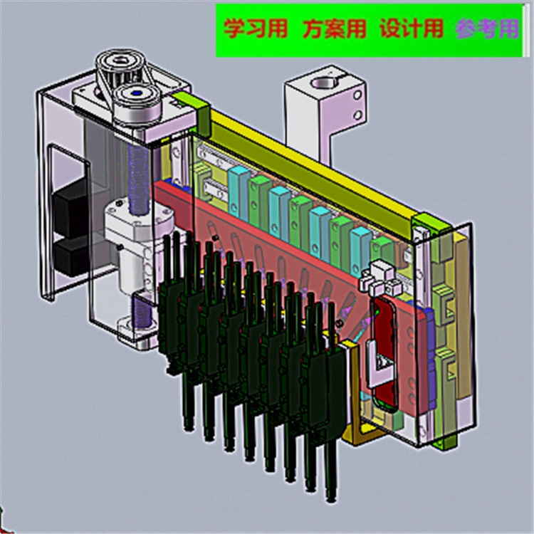凸轮槽变距机构3D图纸  非标自动化设备3D图纸3D模型 机械资料26 - 图2