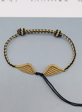 手工编绳金色飞贼半成品手链手绳