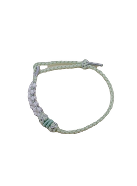 手工编织4股桃花结半成品手绳