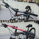 Aluminum alloy straight handlebars for mountain bikes