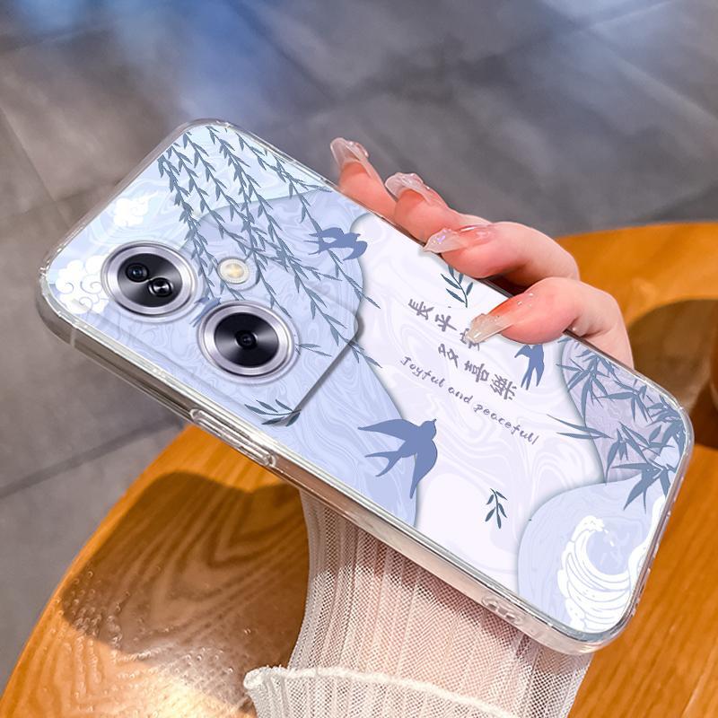 适用OPPOA5pro手机壳a2pro新中式a3i plus中国风a2x透明a1 A5 5G/a2/a3 pro全包a3pro防摔a1pro软a2m国潮男女 - 图1