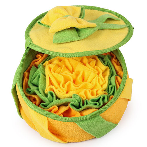 亚马逊宠物用品狗狗玩具礼物盒嗅闻垫益智藏食解压互动玩耍耐咬 - 图0