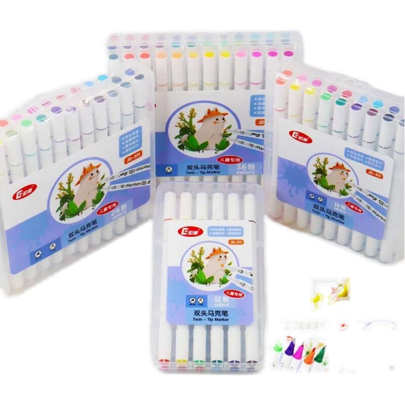 Children's special double-ended marker pen for elementary school students and kindergarten