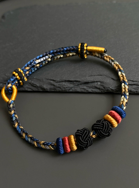 纯手工精编八股手绳可穿饰品