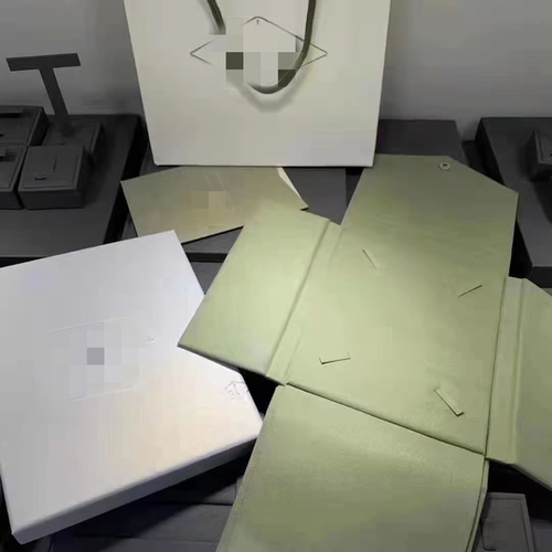 超纤绒布首饰盒vca天地盖包装盒梵克手链盒吊坠耳钉盒五花十花盒 - 图3