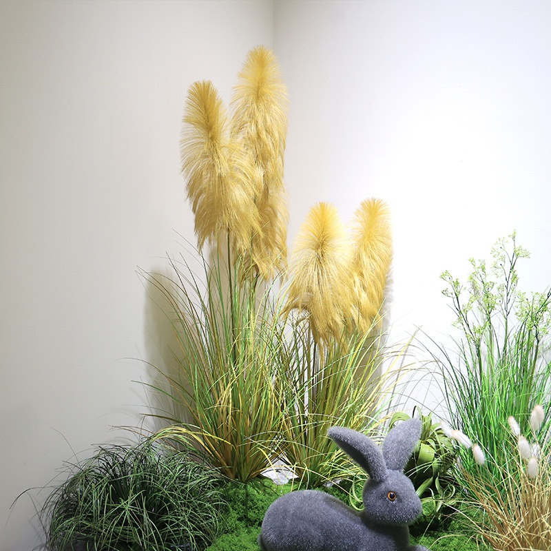 仿真草装饰摆件地皮草狗尾草芦苇花室内假绿植微景观软装苔藓造景,淘宝优惠券,粉丝福利购,淘宝优惠卷