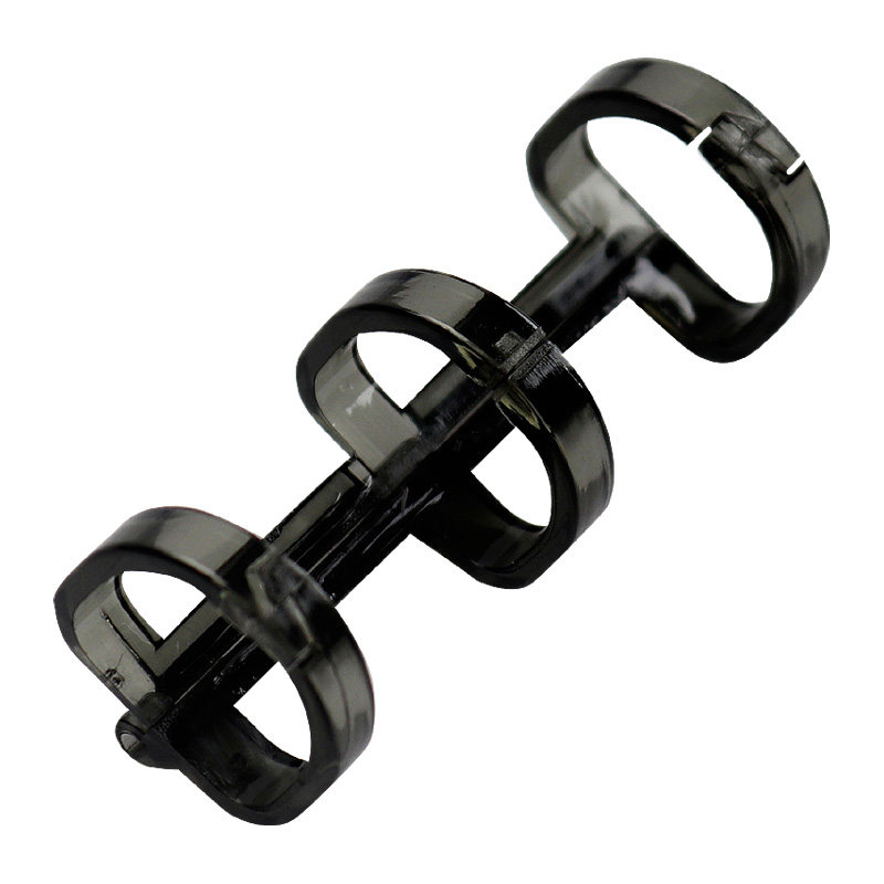 不咯手透明3孔环活页装订环6孔活页圈分段式塑料活页夹条装订圈环,淘宝优惠券,粉丝福利购,淘宝优惠卷