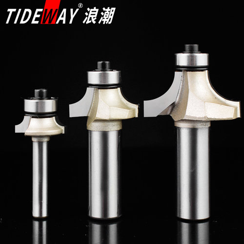 浪潮专业级 圆角刀 木工电木铣刀具修边机刀头R倒角刀修圆角锣刀 - 图3