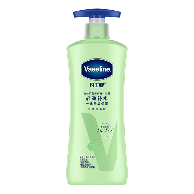 Vaseline/凡士林倍护芦荟舒缓精华修护润肤露400ml