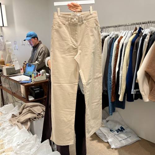 VENIR-a韩国东大门代购2025秋冬女装新款时尚百搭灯芯绒休闲裤女 - 图0