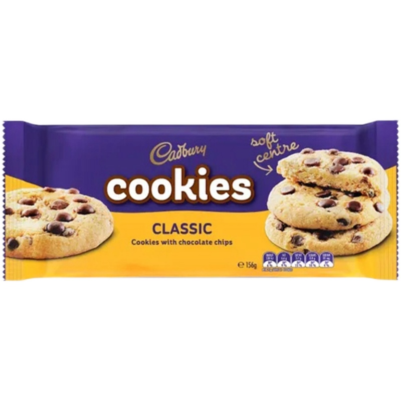 澳洲发货Cadbury Cookie Soft Choc Chip吉百利曲奇饼多口味 156g - 图3