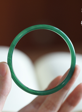 一世长安绿玉髓叮当镯