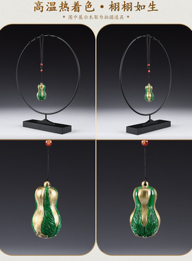 纯黄铜白菜手握百财摆件送礼