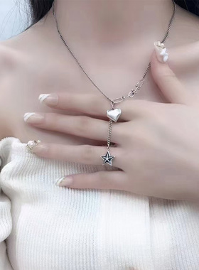 925纯银项链重工拼接ins潮嘻哈