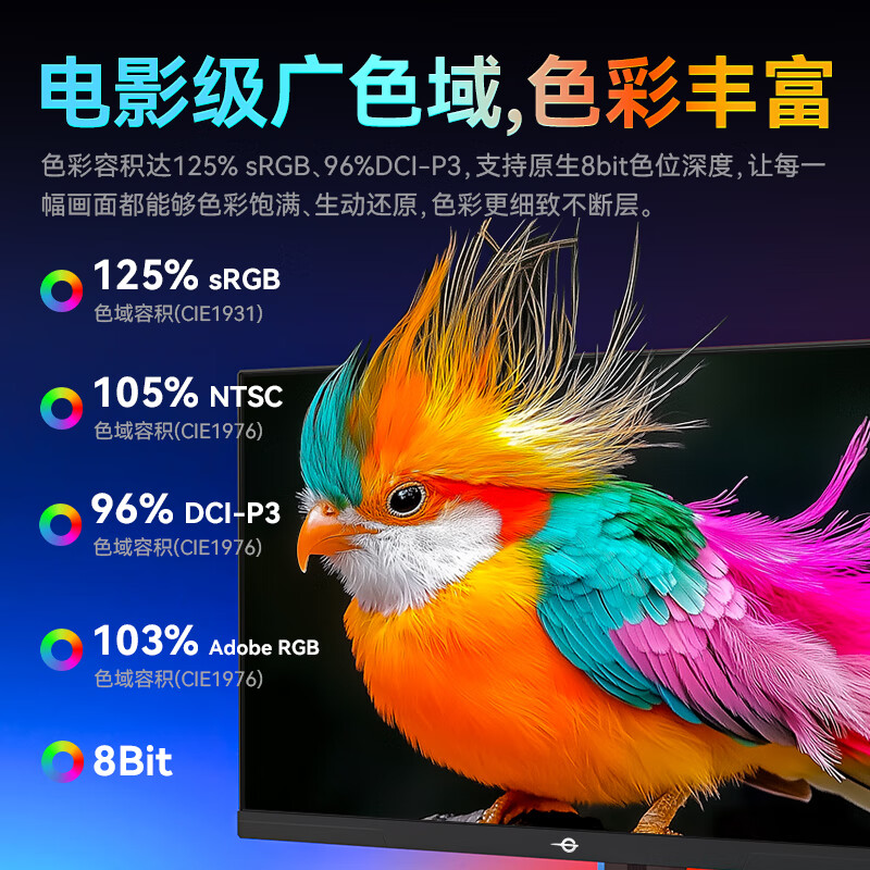 泰坦军团24.5英寸2K240Hz显示器P2512S快速液晶IPS屏硬件低蓝光 - 图0