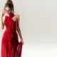 High-waisted sleeveless dress Greek draped sexy long skirt hot girl pure and slim