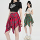 Short skirt irregular hip hop A elastic waist dancing skirt