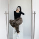 2025 Spring Jazz Dance Clothing Women Print Fashion Dance