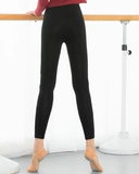 Черные современные классические штаны для йоги, в обтяжку