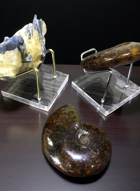 亚克力底座展示台铁艺置物架