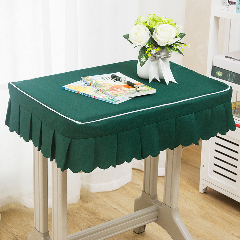 小学生桌布桌罩课桌套罩40×60学校学习桌套蓝色书桌布垫 - 图0