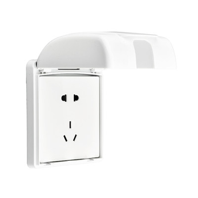 86型防水插座保护盖罩浴室家用电源盖板开关防溅水盒卫生间防水罩 虎窝淘