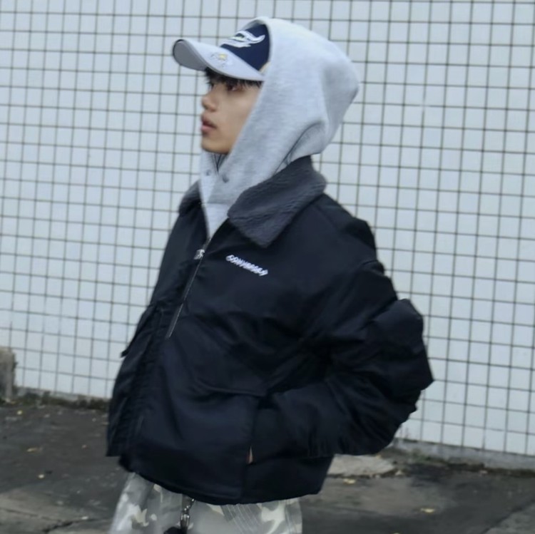 CONVERSE匡威秋冬短款翻领毛领保暖运动夹克棉服外套10026921-A03,淘宝优惠券,粉丝福利购,淘宝优惠卷