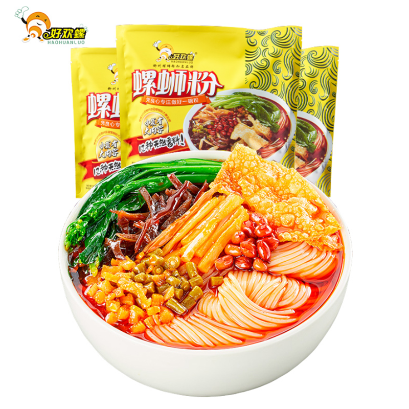 好欢螺螺蛳粉加量装400克经典原味广西柳州螺狮粉夜宵方便速食,淘宝优惠券,粉丝福利购,淘宝优惠卷